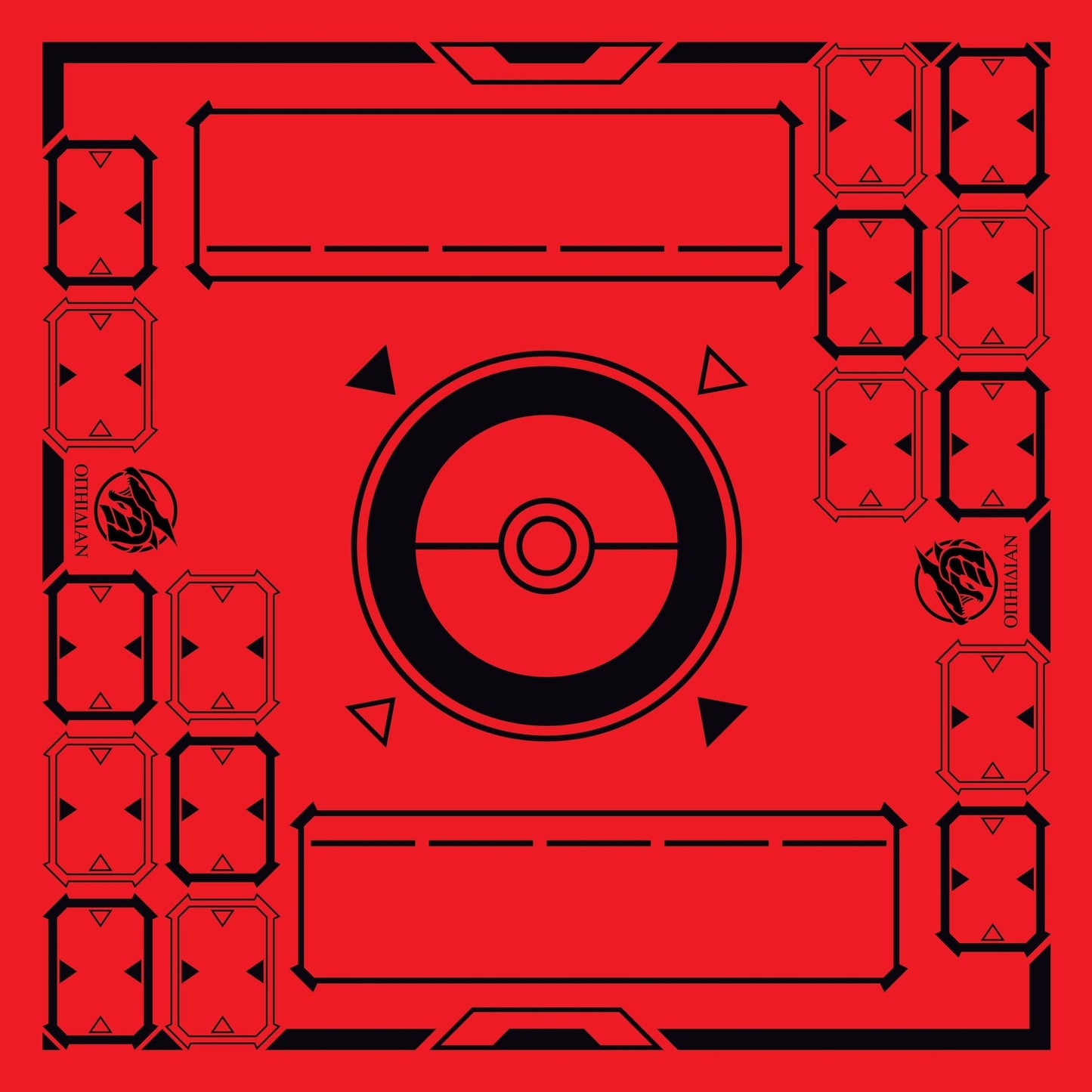 Stadium Red/Black 2 Player Cloth Playmat
