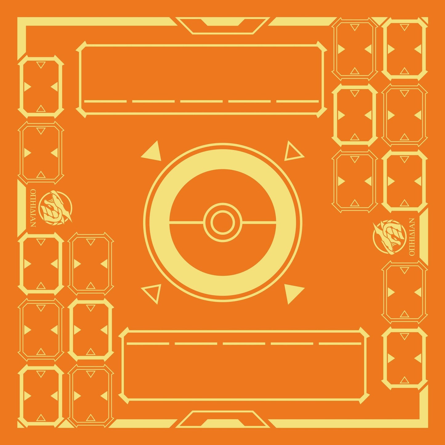 Stadium Orange/Cream 2 Player Cloth Playmat