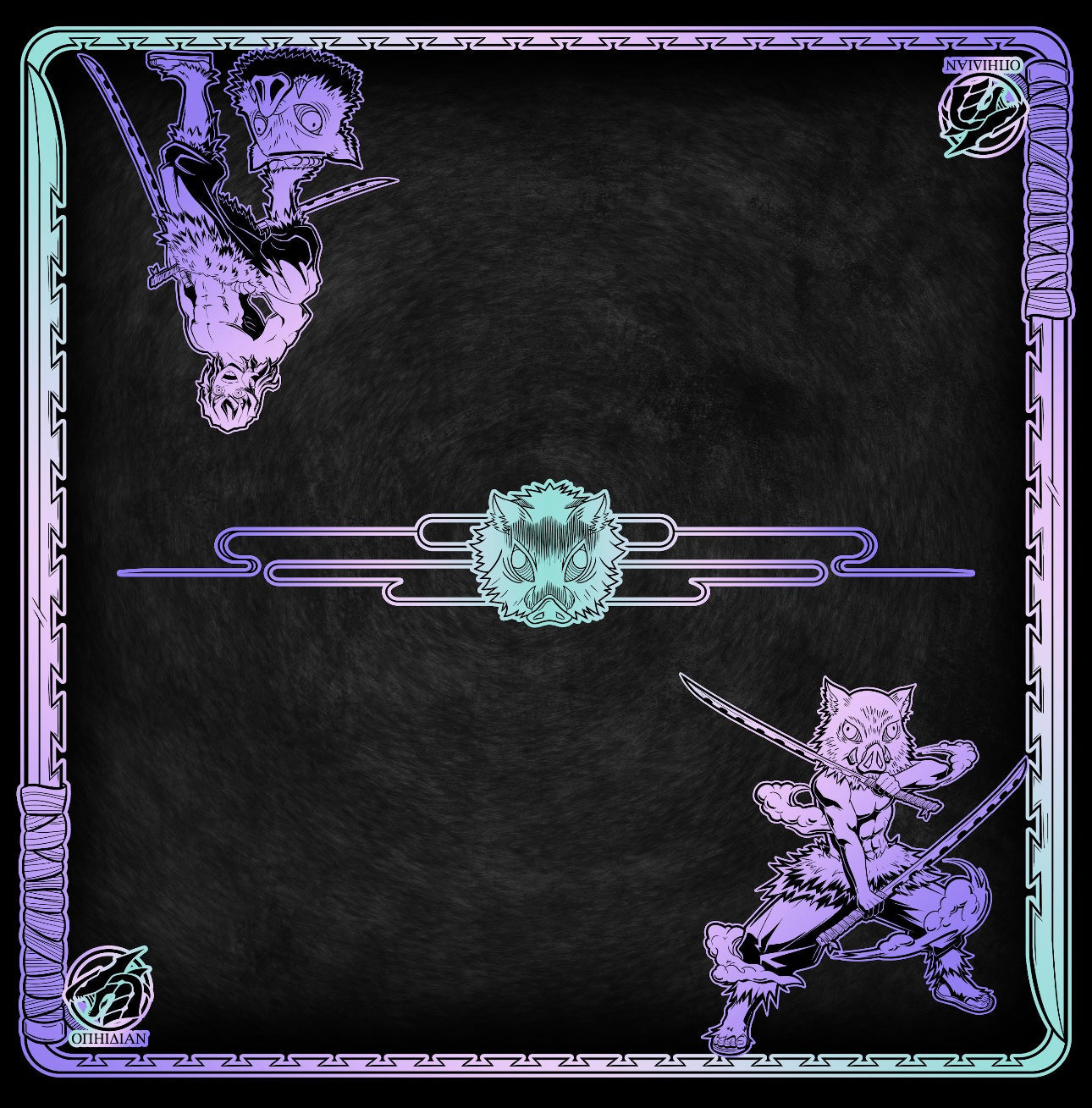 Primal 2 Player Cloth Playmat Pastel