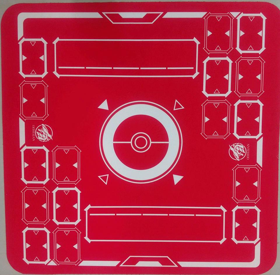 Stadium Red/White 2 Player Cloth Playmat