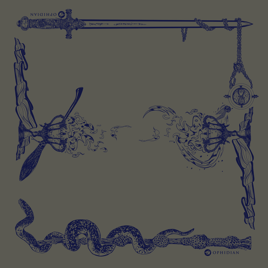 Wizardry 2 Player Cloth Playmat Grey/Blue