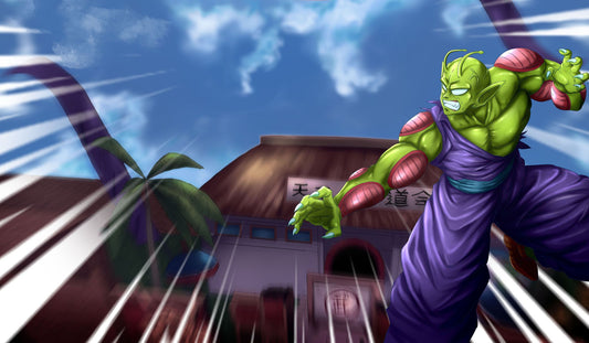Green Fighter 1 Player Playmat