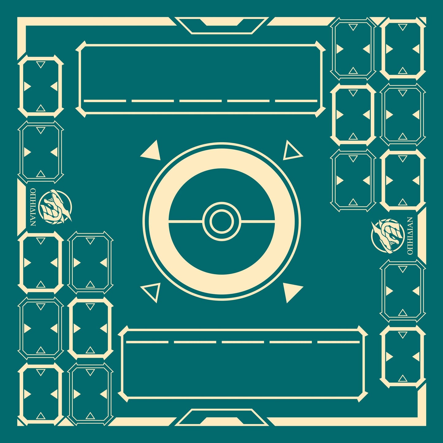 Stadium Green/Sand 2 Player Cloth Playmat