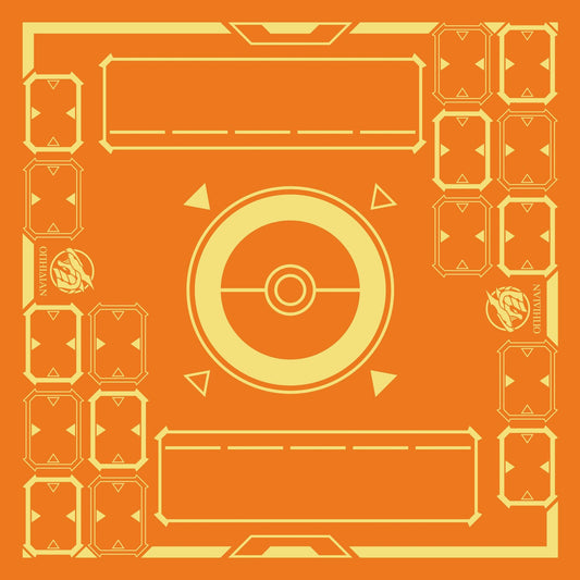 Stadium Orange/Cream 2 Player Cloth Playmat