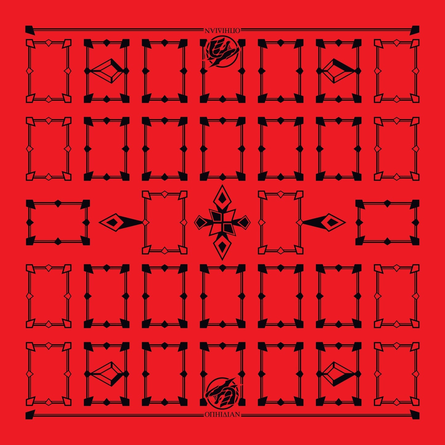 Linked Red/Black 2 Player Cloth Playmat