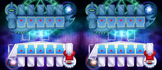 Dual 4 Player Cloth Playmat