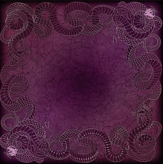 Viper 2 Player Cloth Playmat Plum