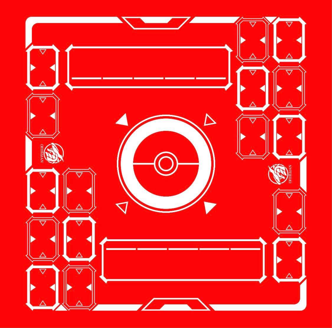 Stadium Red/White 2 Player Cloth Playmat