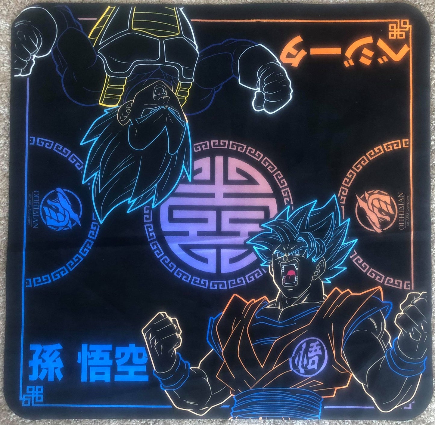 Super Challengers 2 Player Cloth Playmat FULL COLOR