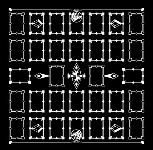 Linked Black/White 2 Player Cloth Playmat