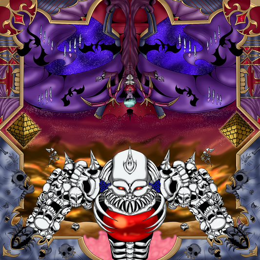 Undead 2 Player Cloth Playmat Full Color